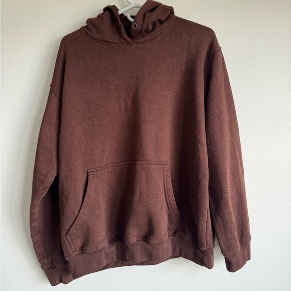 PrettyLittleThing Sweaters - Coffee Brown Hoodie